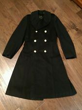 USN wool Bridge trench coat
