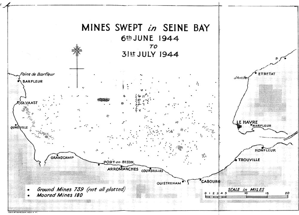 D-day mines swept